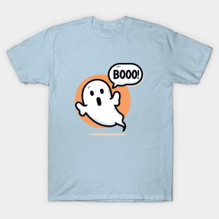 Spooky Ghost Boo Halloween T-Shirt